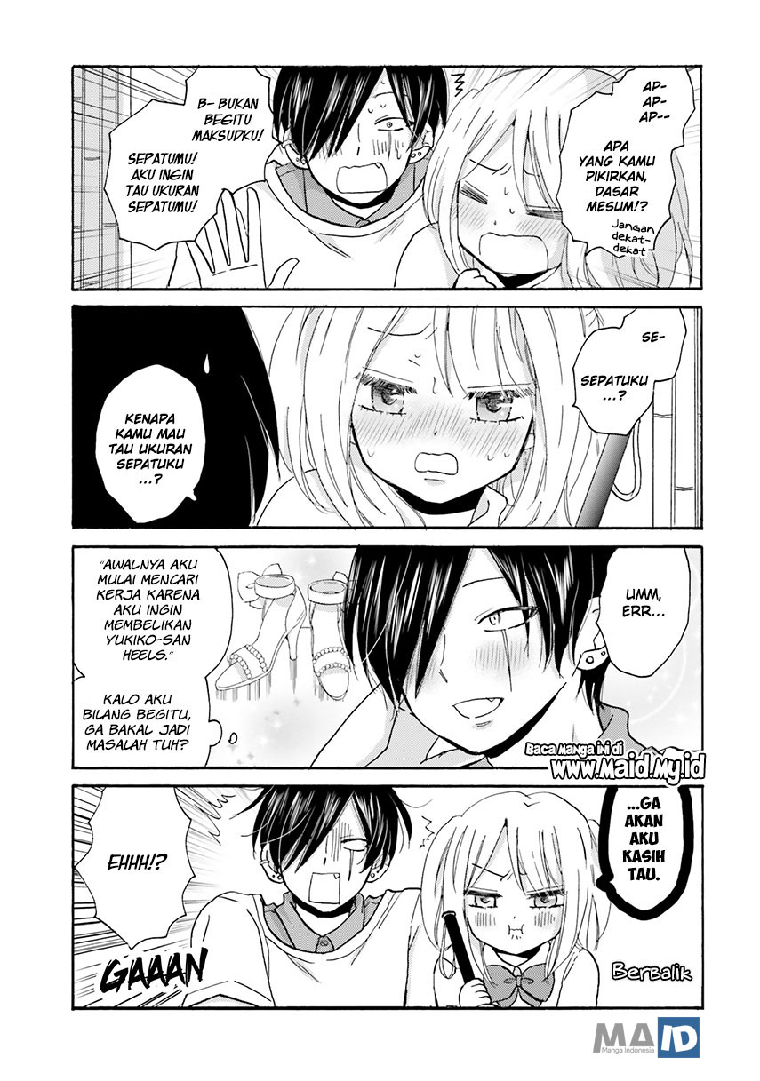 Yankee-kun to Hakujou Gaaru Chapter 16 Bahasa Indonesia